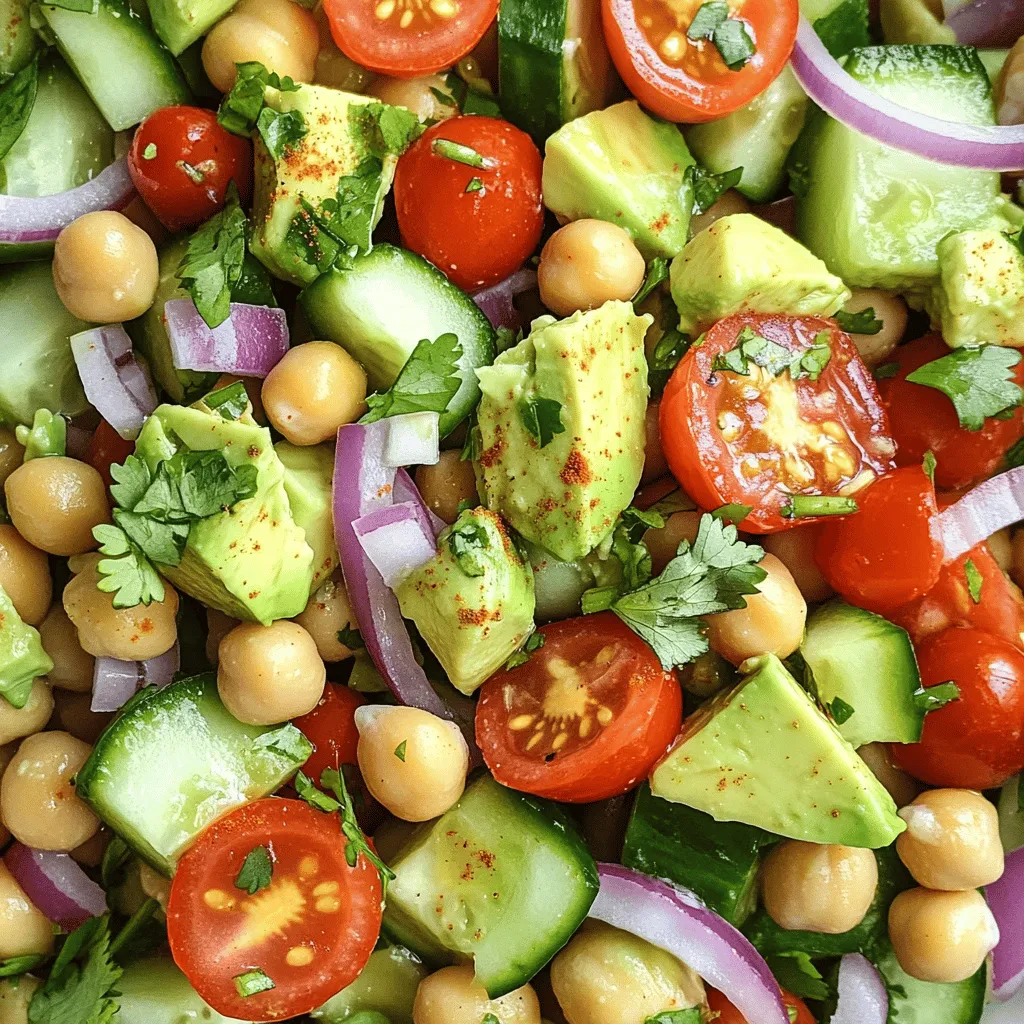 Nourishing Avocado Chickpea Salad Recipe and Tips