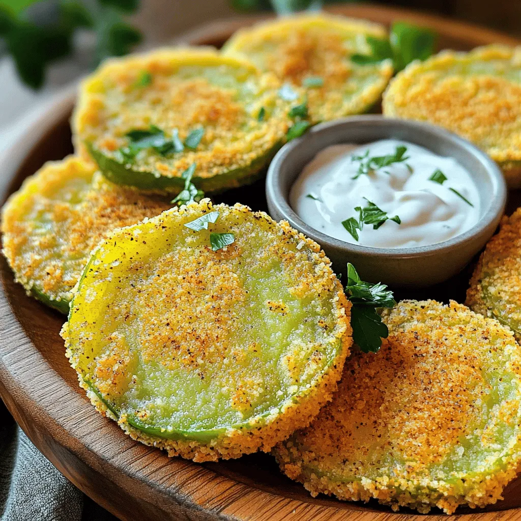 Oven-Fried Green Tomatoes Crispy and Flavorful Snack