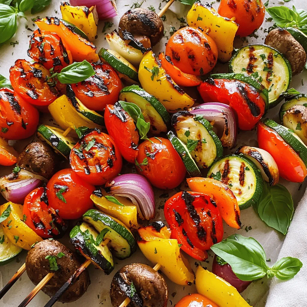 Grilled Vegetable Skewers Flavorful and Simple Recipe