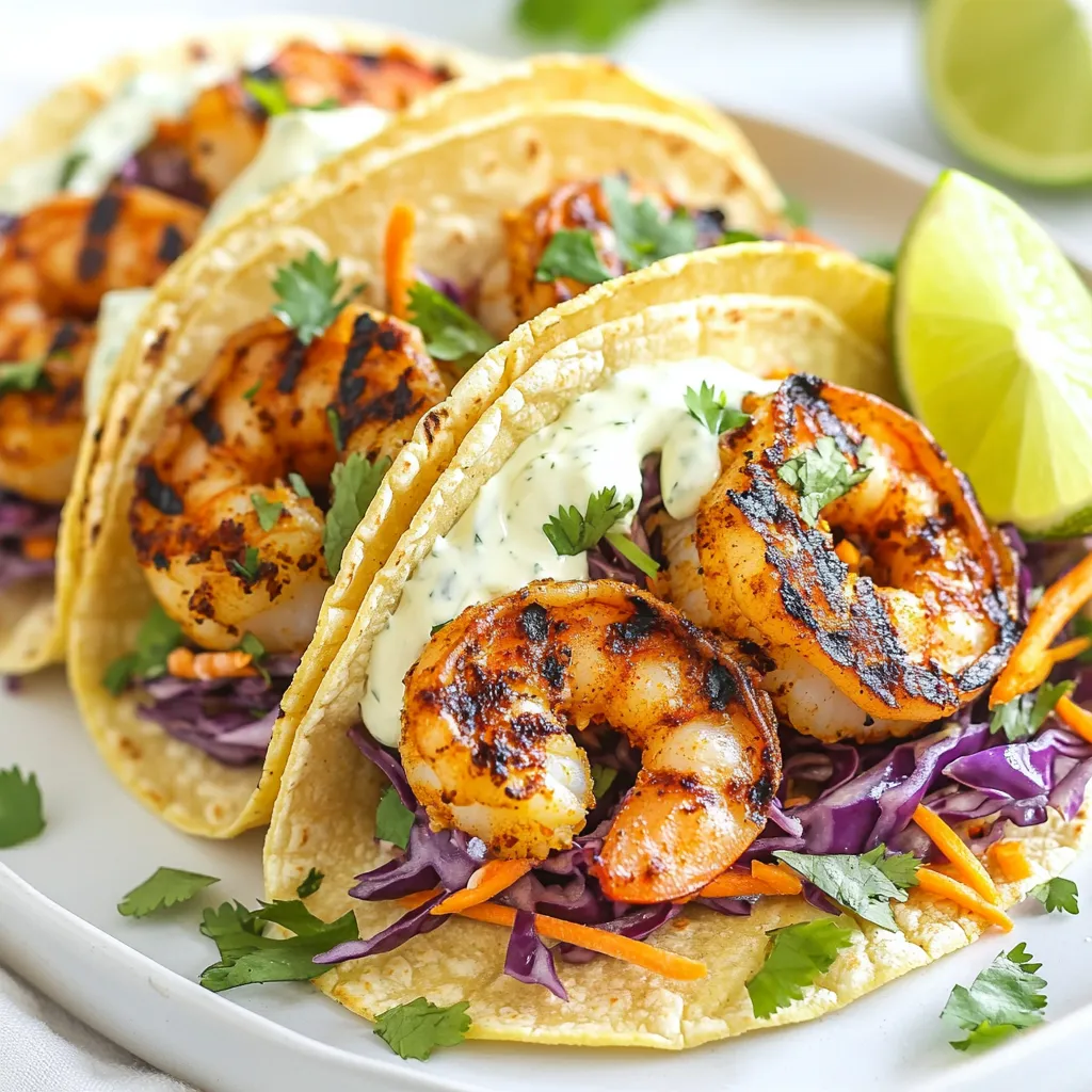 Spicy Shrimp Tacos with Lime Slaw Easy Flavorful Meal