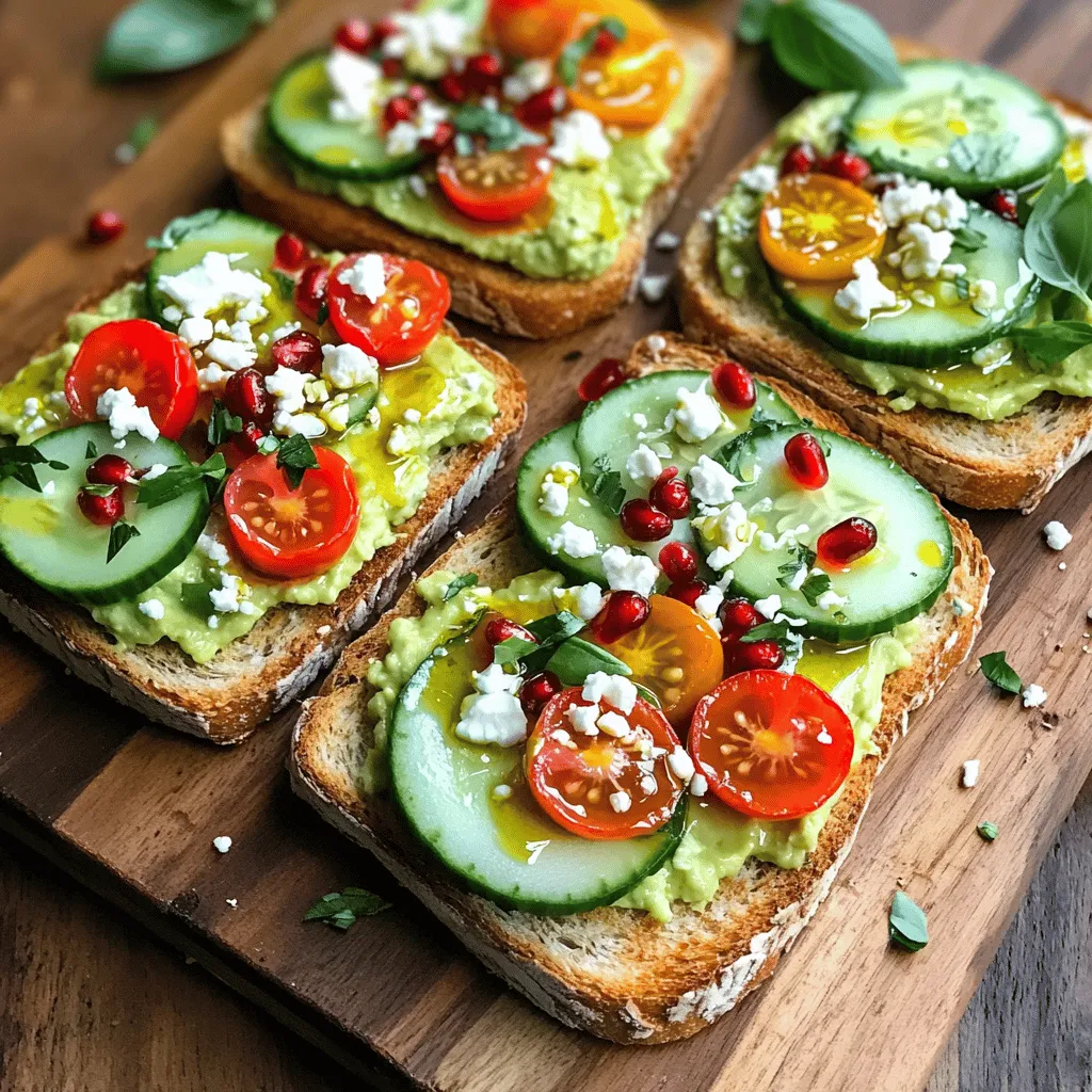 Savory Avocado Toast Variations for Tasty Meals