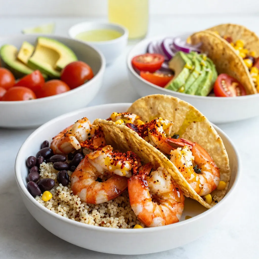 Spicy Shrimp Taco Bowls Are Fresh and Flavorful