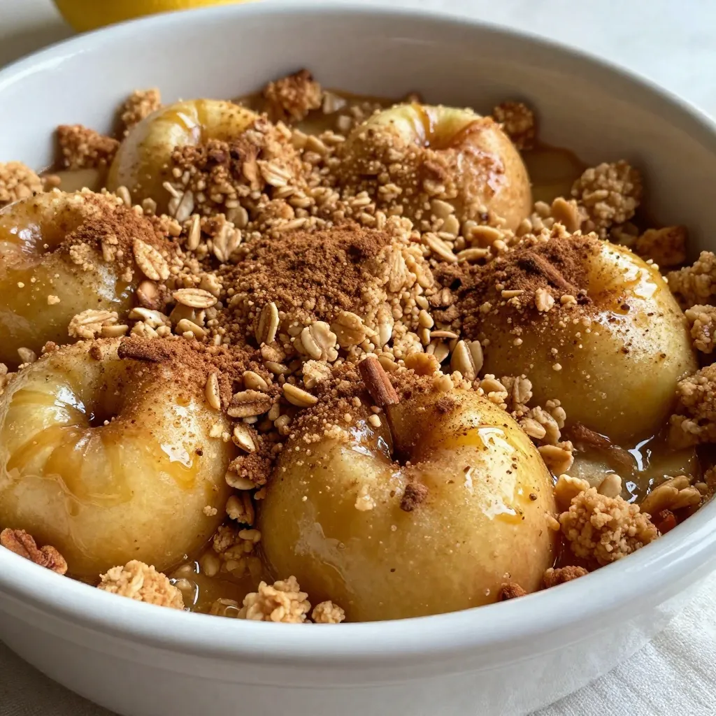 Cinnamon Apple Crumble Delightful and Easy Dessert