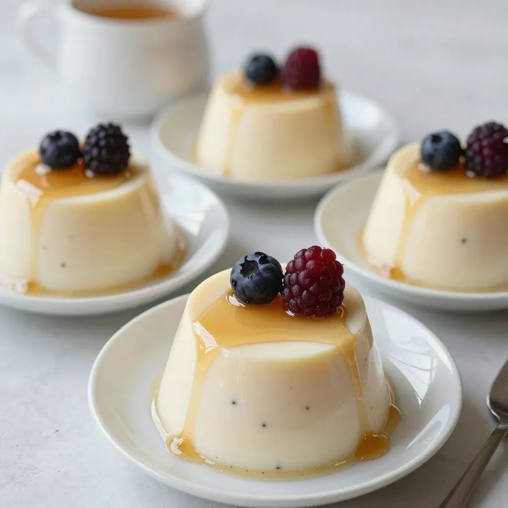 Vanilla Bean Panna Cotta Creamy Dessert Delight