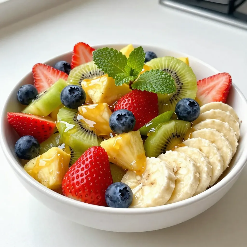 Honey Lime Fruit Salad Refreshing Summer Delight
