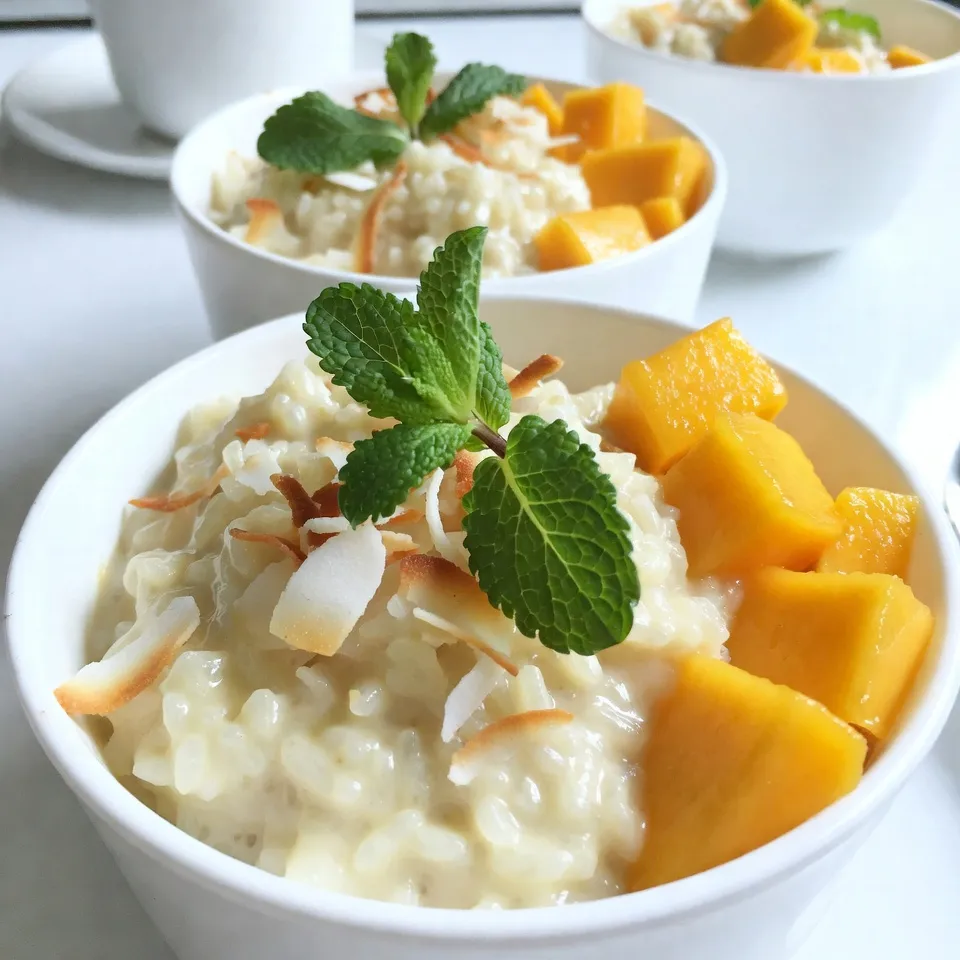 Mango Coconut Rice Pudding Creamy and Flavorful Treat
