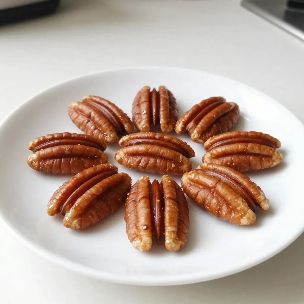 Cinnamon Brown Sugar Roasted Pecans Simple Snack Delight