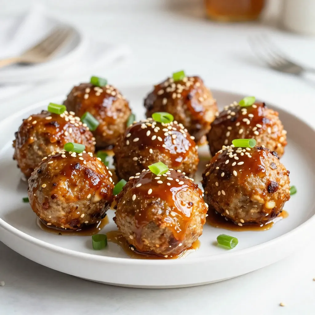 Honey Sriracha Meatballs Flavorful Easy Dinner Recipe