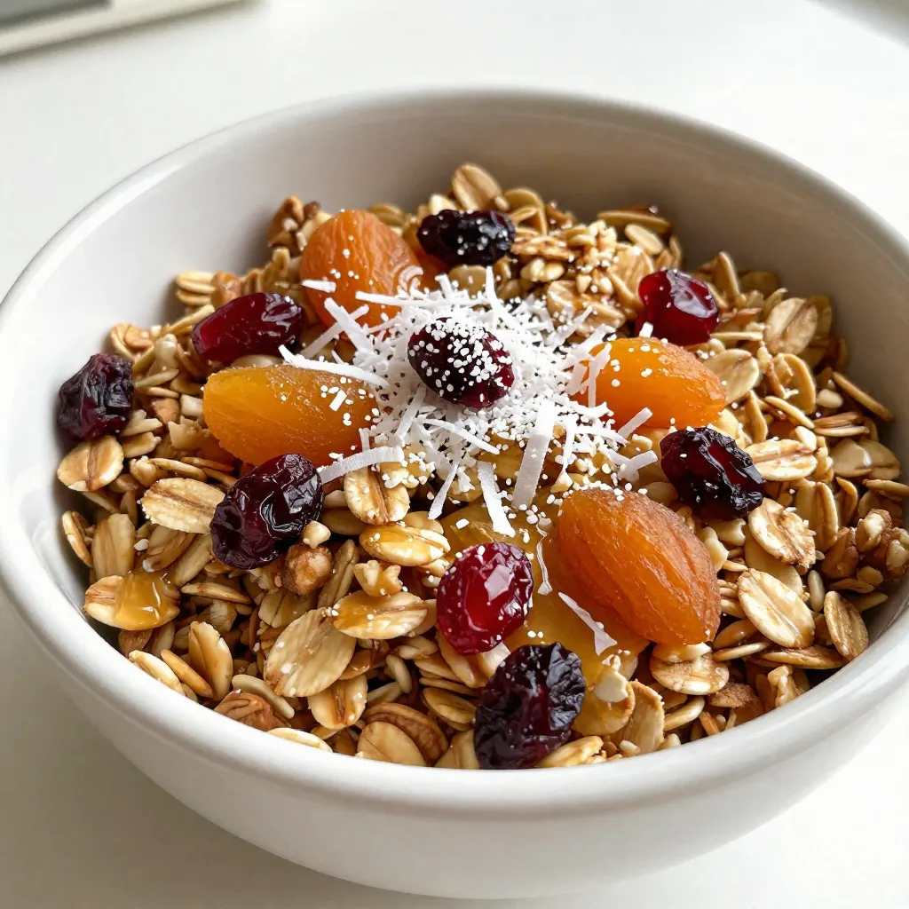 Maple Vanilla Granola Crunchy and Healthy Snack Recipe