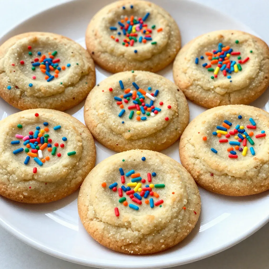 Rainbow Sprinkle Sugar Cookies Delightful and Fun Treat