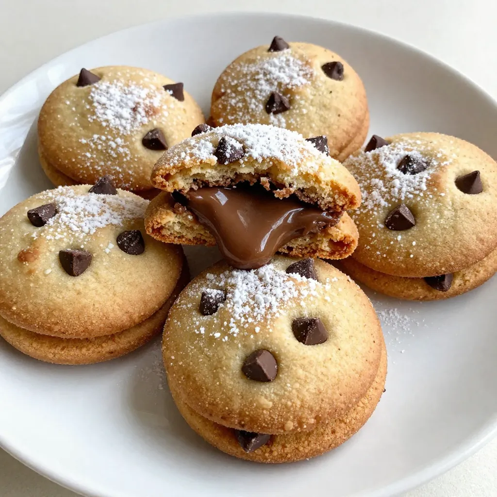 Nutella Stuffed Cookies Irresistible and Soft Treats