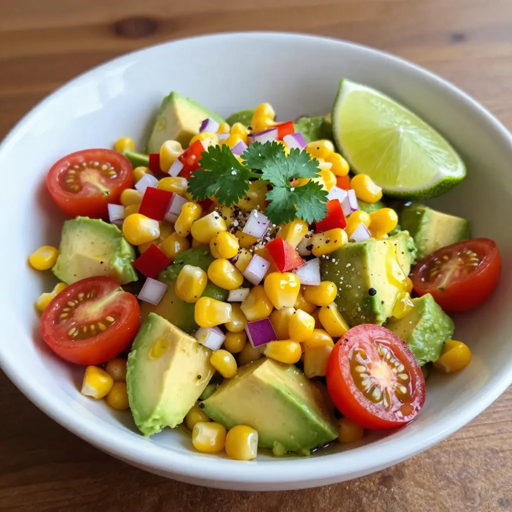 Avocado Corn Salad Fresh and Flavorful Delight