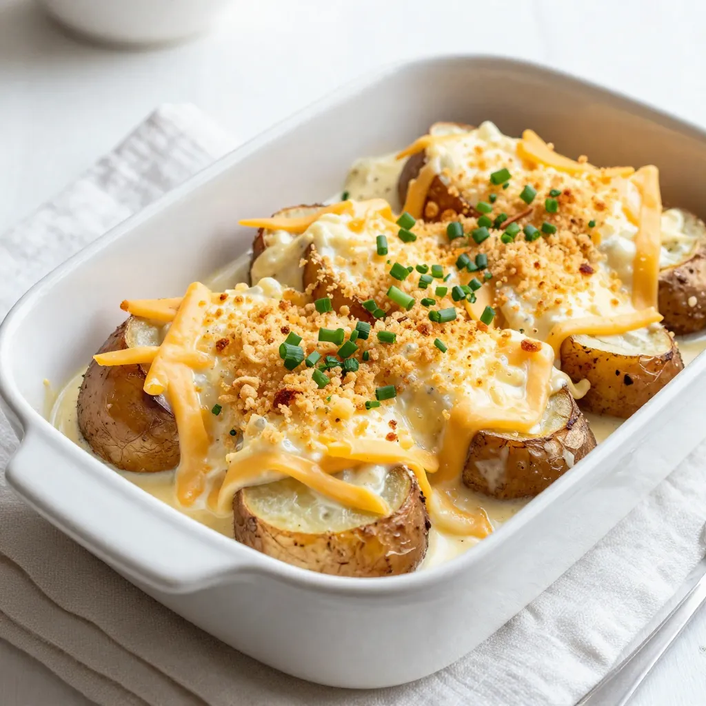 Cheesy Garlic Scalloped Potatoes Creamy Delight Recipe