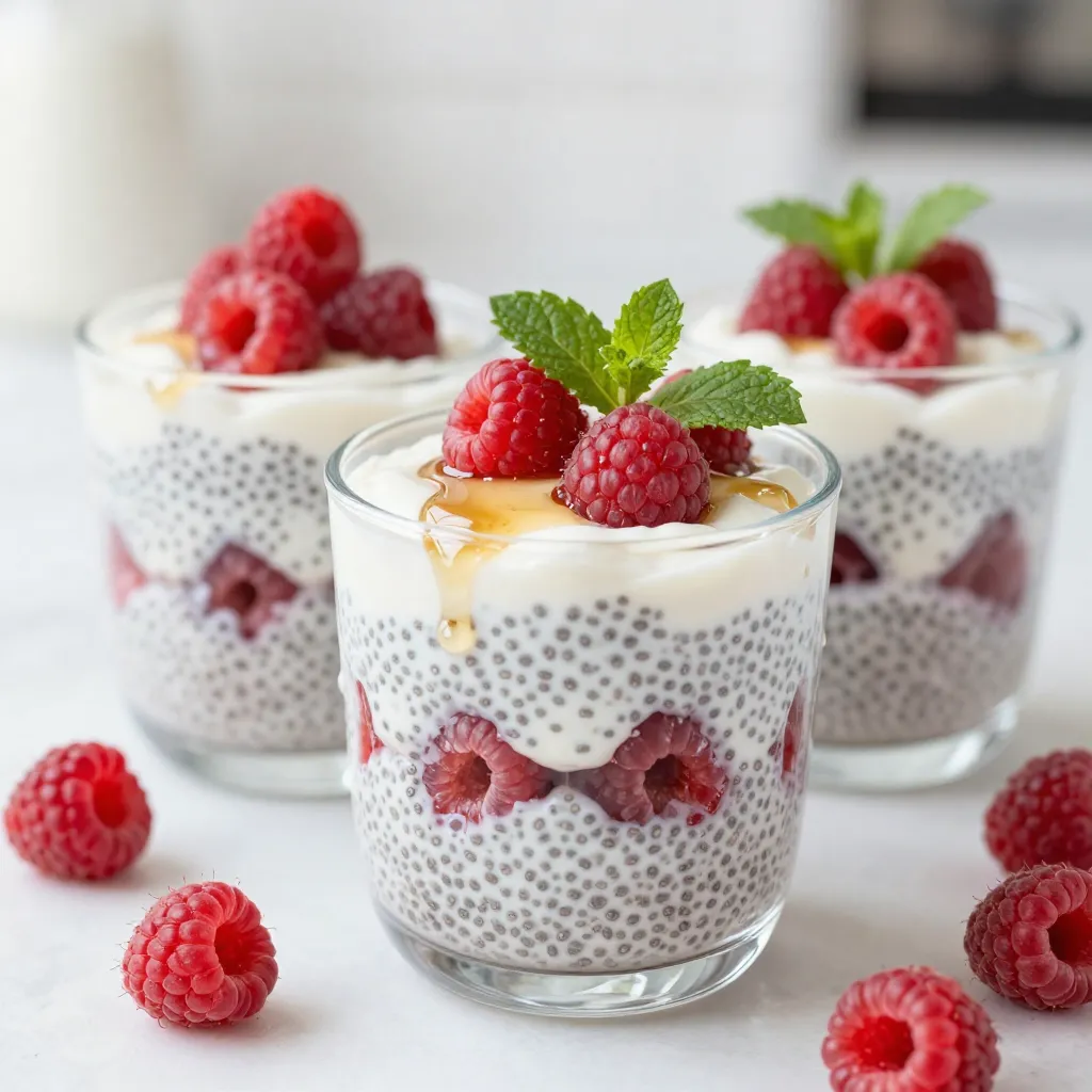 Raspberry Vanilla Chia Pudding Delightful and Easy
