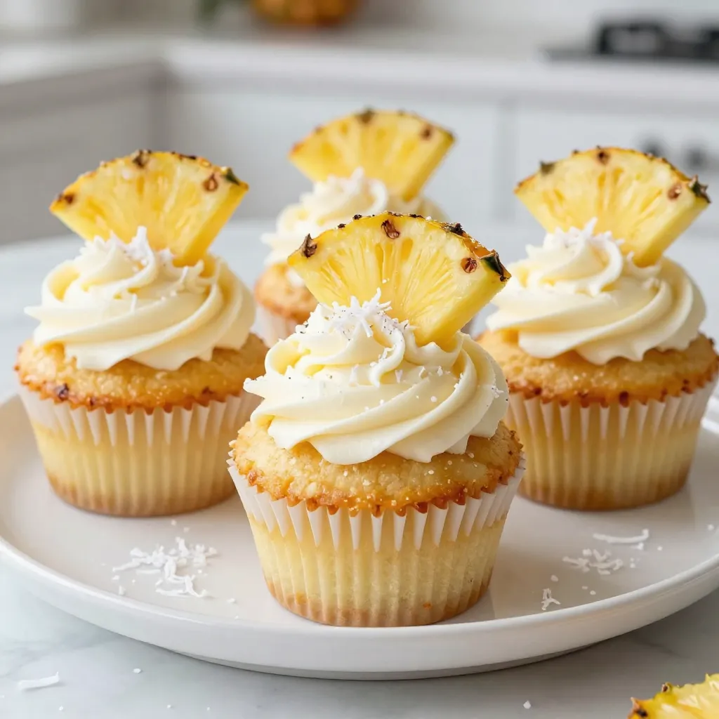 Pineapple Coconut Cupcakes Delightful and Easy Recipe