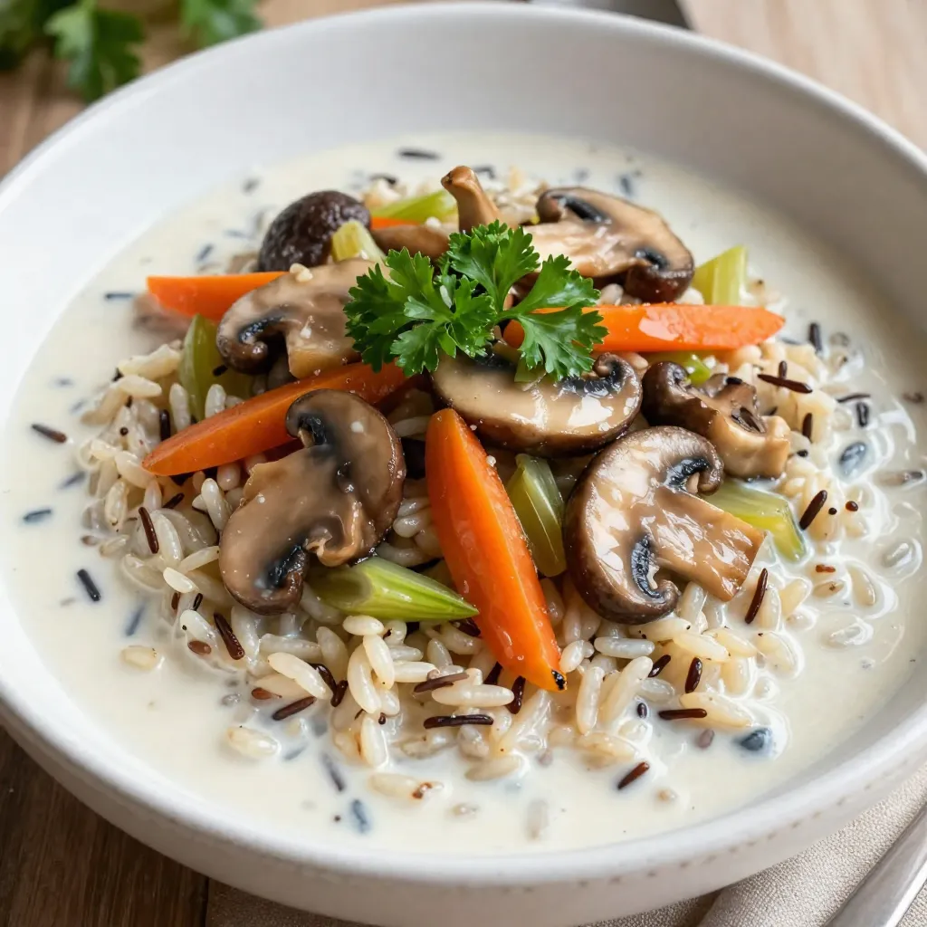 Wild Rice Mushroom Soup Hearty and Flavorful Delight