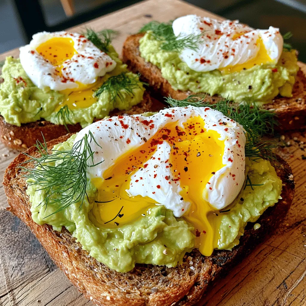 Avocado Toast with Poached Egg Simple and Tasty Dish