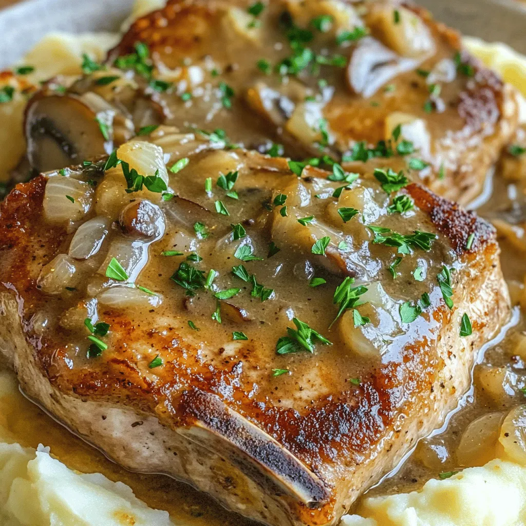 Irresistible Smothered Boneless Pork Chops Recipe