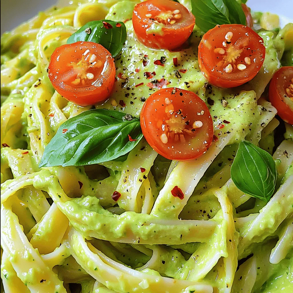 Creamy Avocado Pasta Simple and Flavorful Recipe