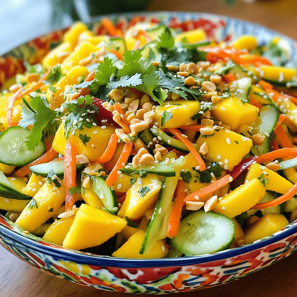 35. Thai Mango Salad Fresh and Flavorful Delight