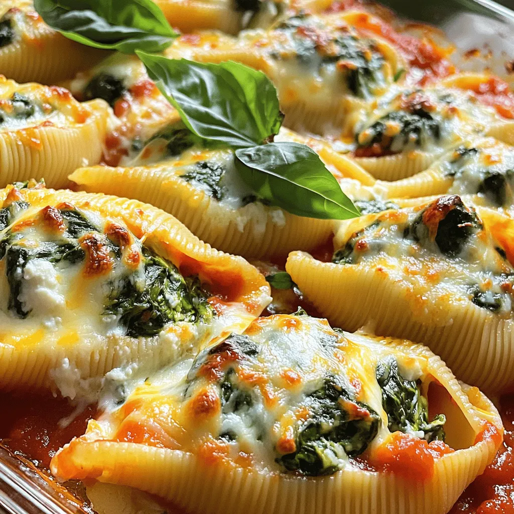 Spinach Ricotta Stuffed Shells Flavorful Dinner Delight