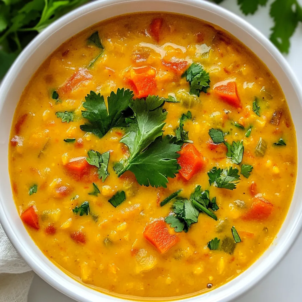 Coconut Curry Lentil Soup Rich and Flavorful Delight