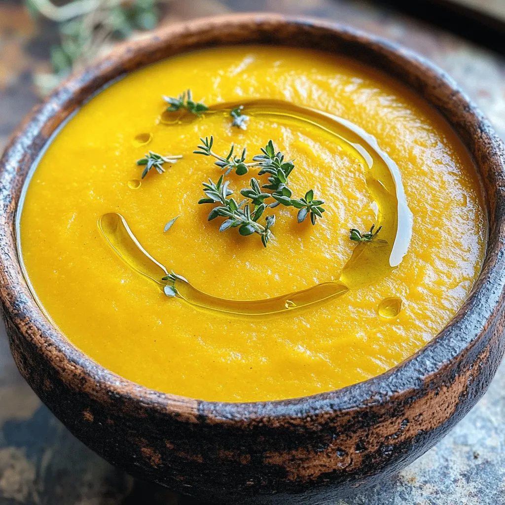 Vegan Creamy Butternut Squash Soup Hearty and Simple