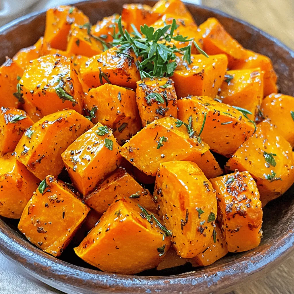 Garlic Herb Roasted Sweet Potatoes Flavorful Side Dish