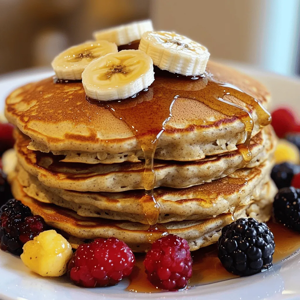 Healthy Banana Oat Pancakes Quick and Tasty Recipe