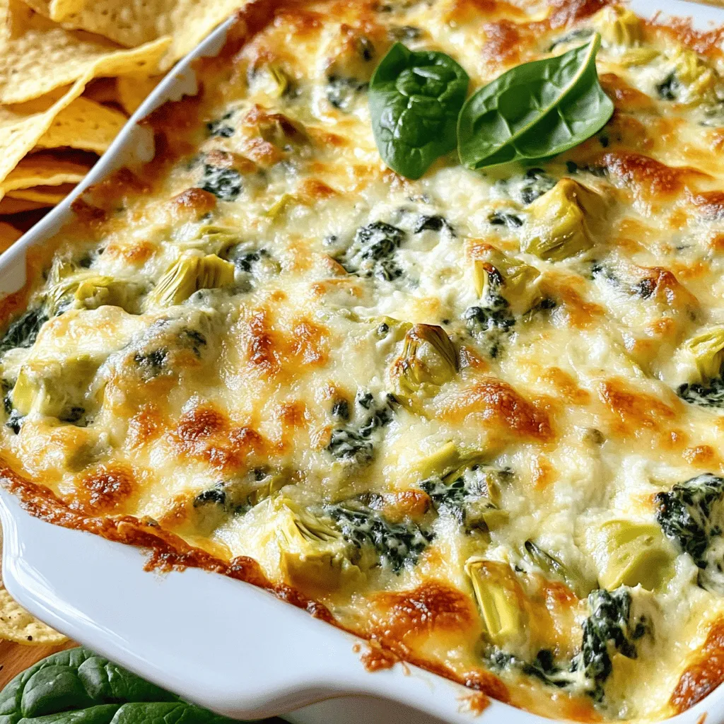 Easy Spinach Artichoke Dip Irresistible Flavor Recipe