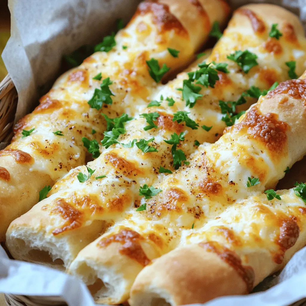 Cheesy Garlic Breadsticks Simple and Savory Snack