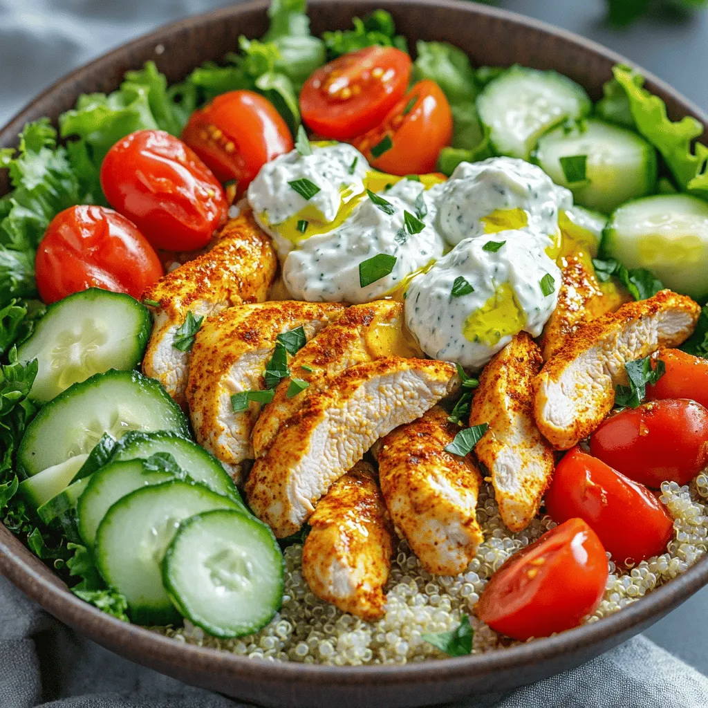 Easy Chicken Shawarma Bowls Flavorful and Quick Meal
