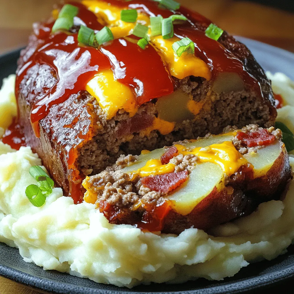 Loaded Potato Meatloaf Hearty and Comforting Dish