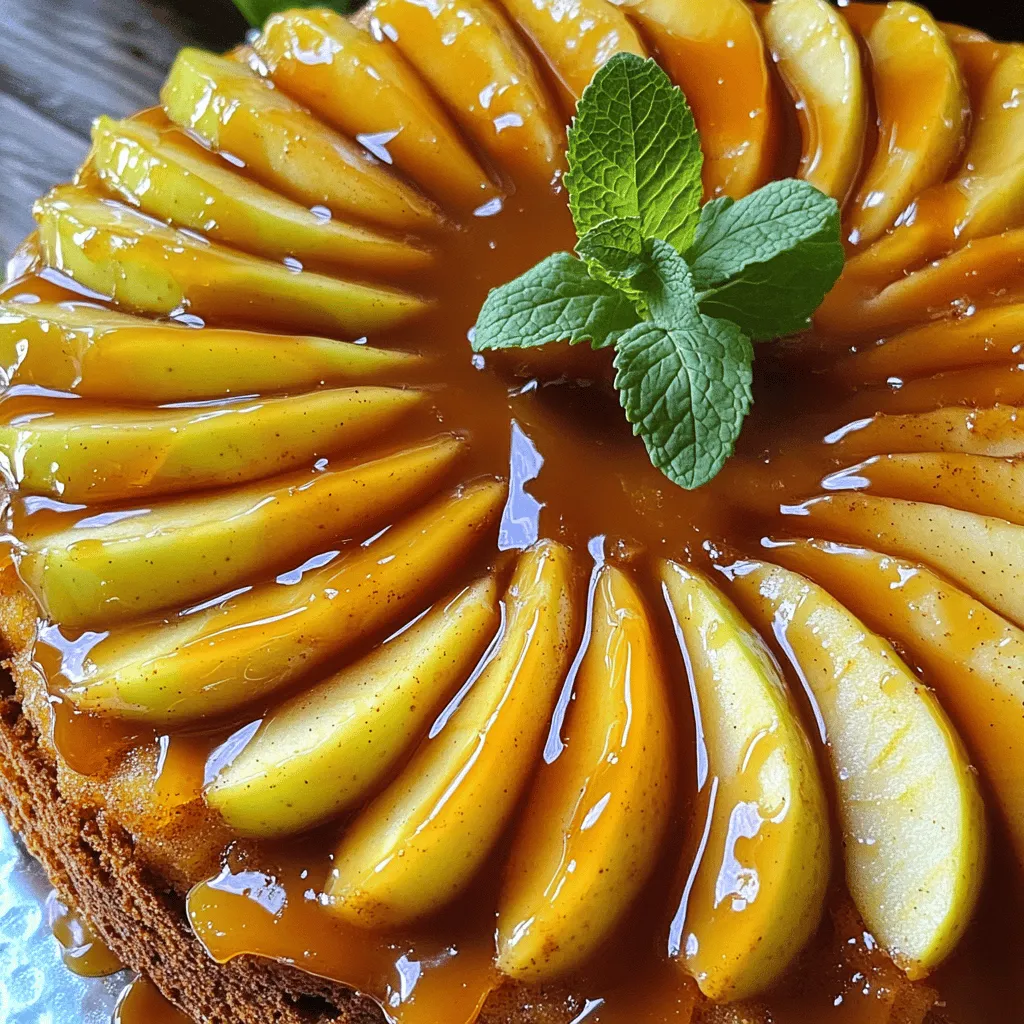 Caramel Apple Upside-Down Cake Irresistible Treat