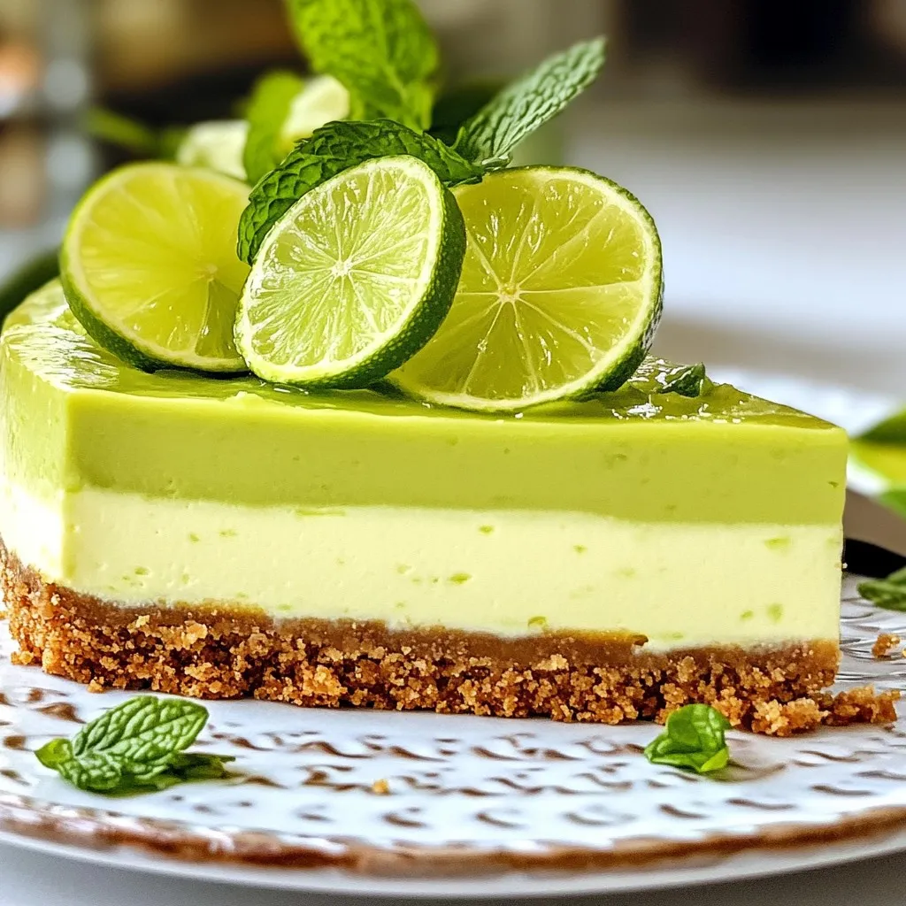 Avocado Lime Cheesecake Delightful and Simple Dessert