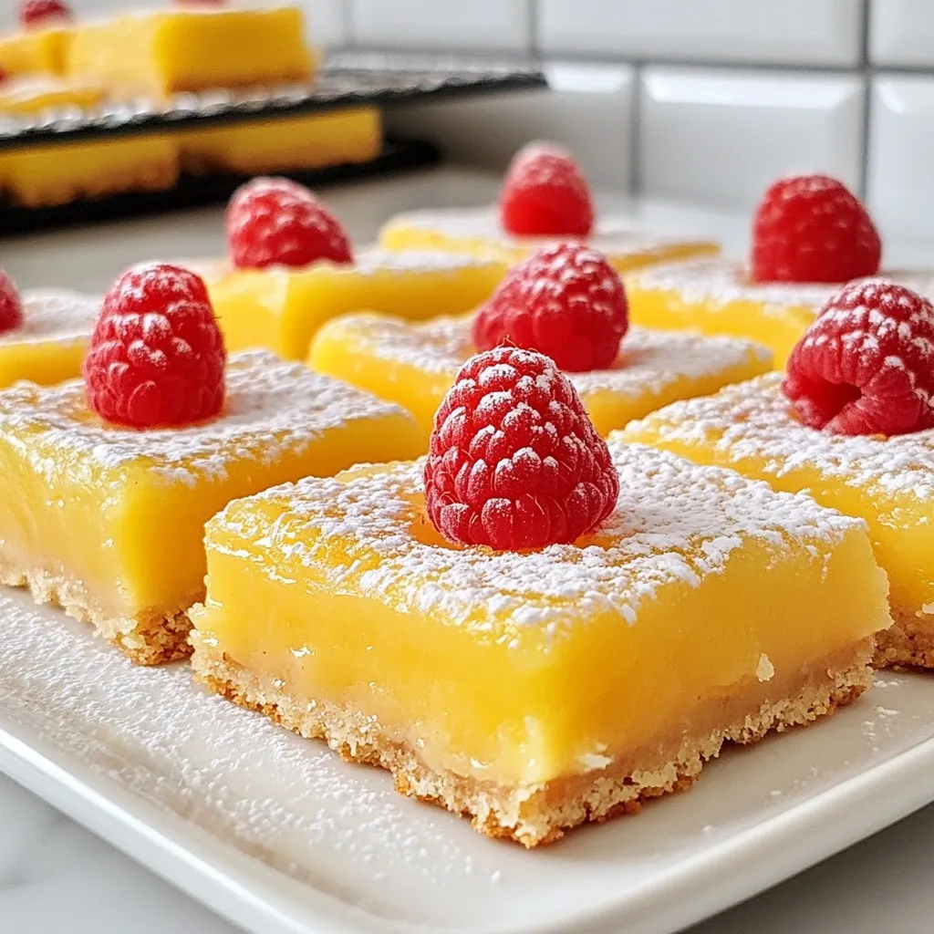 Raspberry Lemonade Bars Tangy and Refreshing Treat