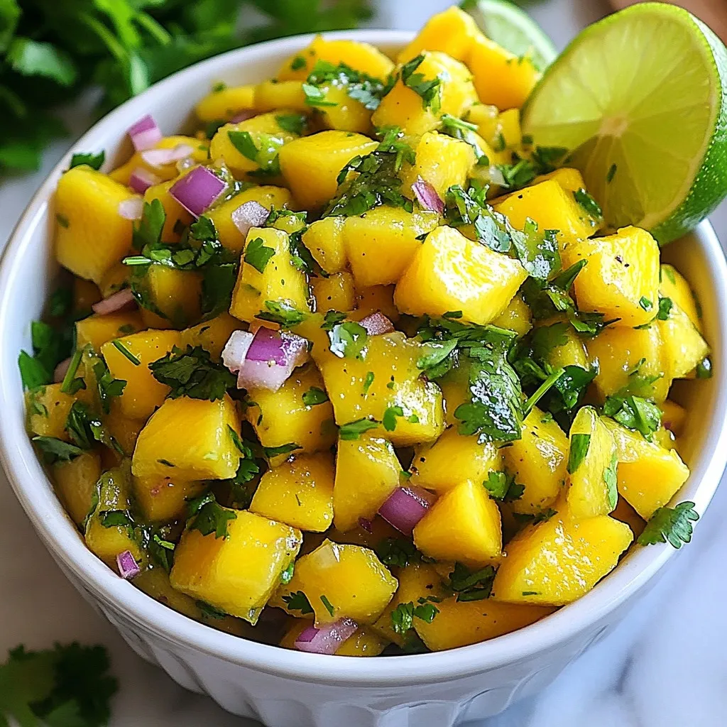 Mango Cilantro Salsa Fresh and Flavorful Recipe
