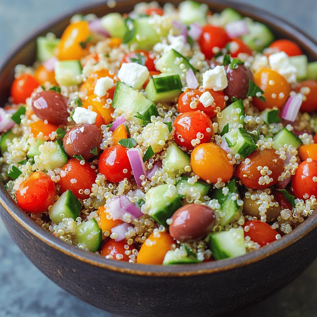 Savory Quinoa Salad with Feta Fresh and Flavorful Dish