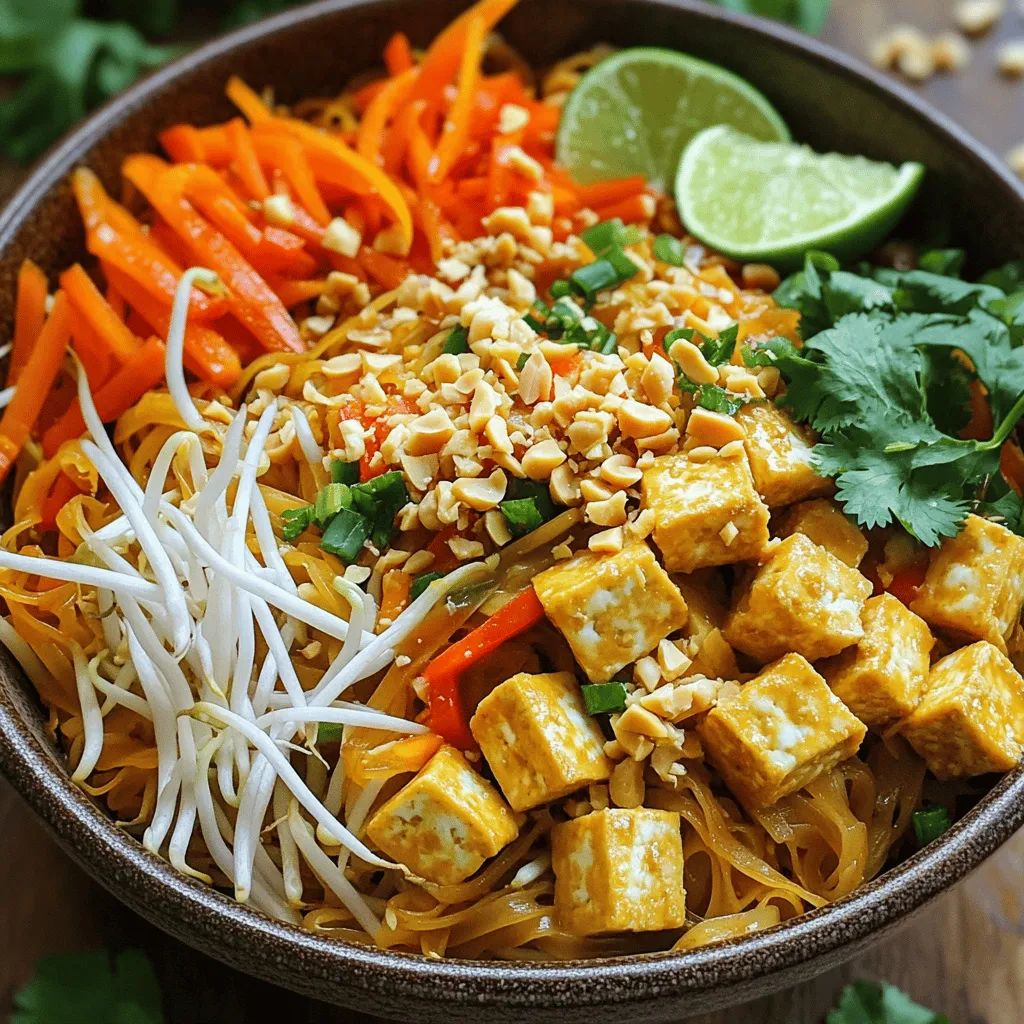 Vegan Pad Thai Noodles Flavorful and Easy Recipe