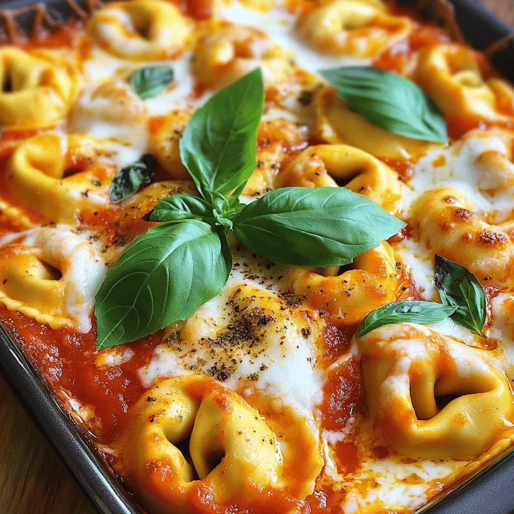 Cheesy Baked Tortellini Quick and Flavorful Recipe