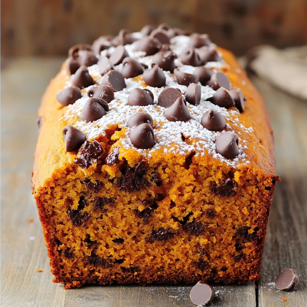 Irresistible Chocolate Chip Pumpkin Bread Recipe