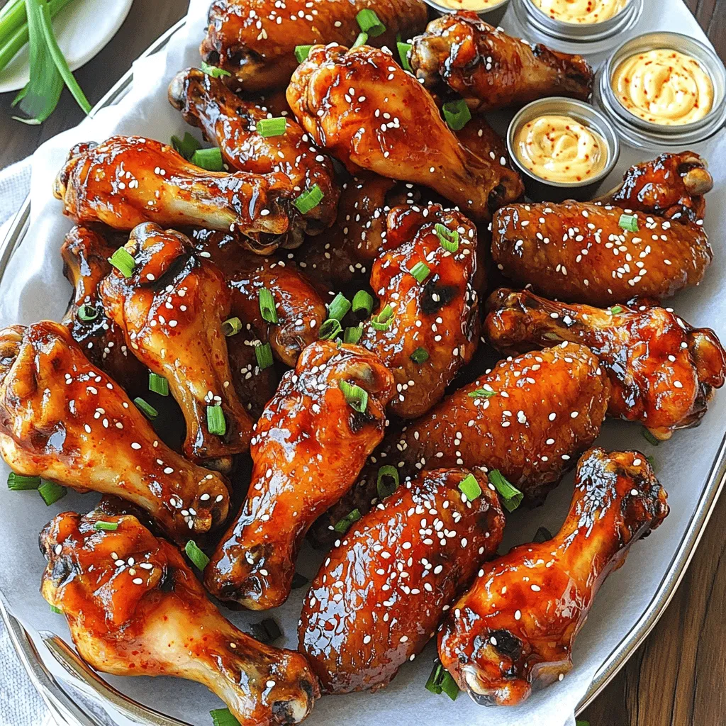 Spicy Korean Chicken Wings Flavorful and Crispy Delight