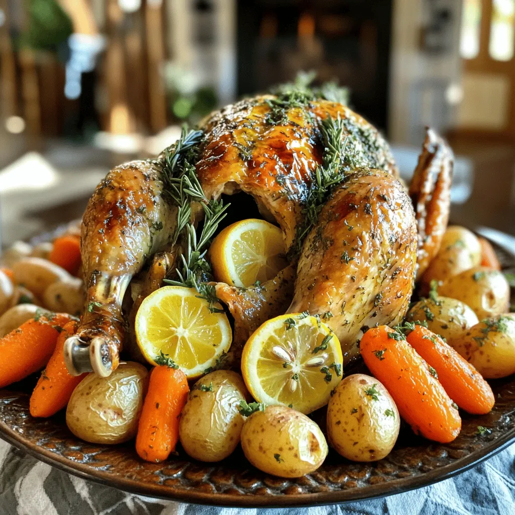 Savory Herb Roasted Chicken Juicy and Flavorful Dish