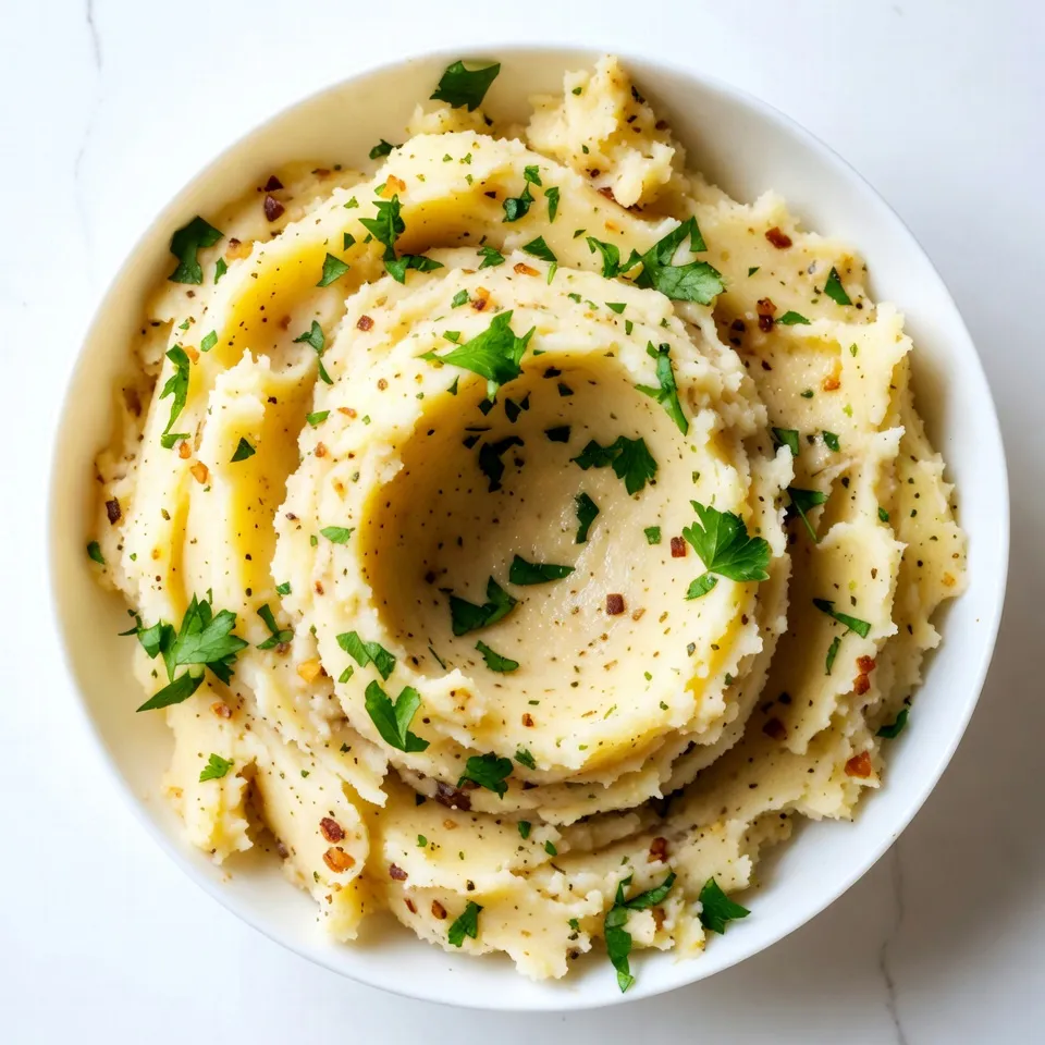 Garlic Parmesan Mashed Potatoes Creamy and Flavorful