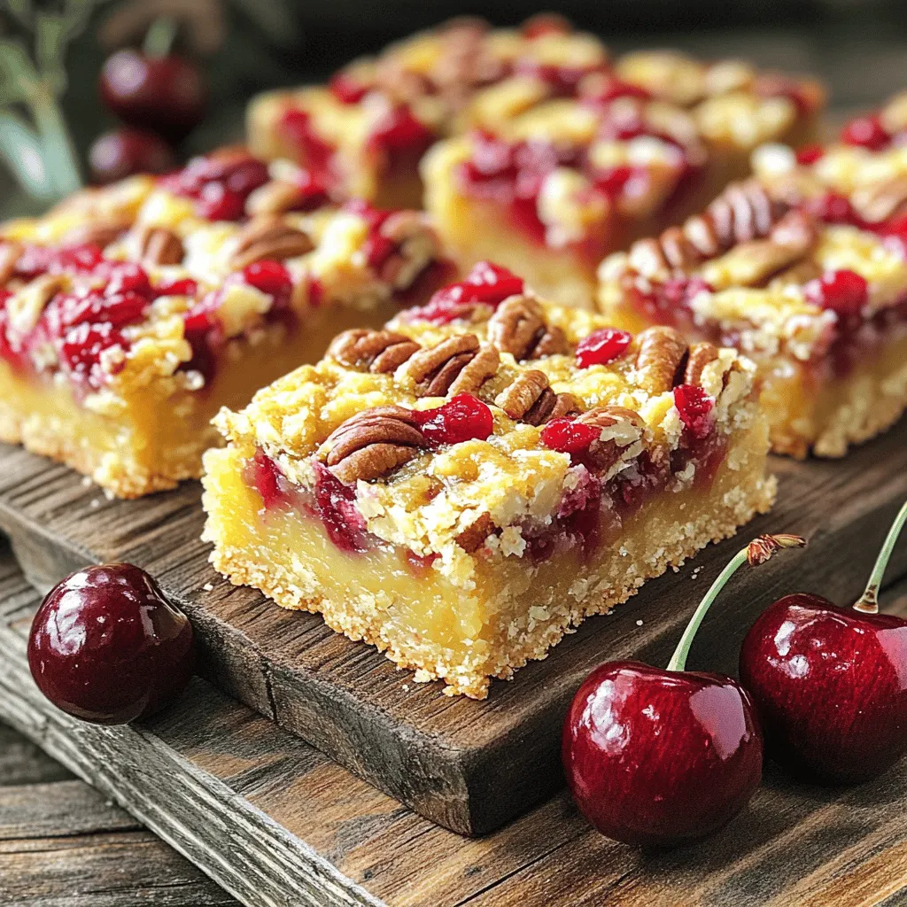 Cherry Pecan Breakfast Bars Tasty and Nutritious Treat
