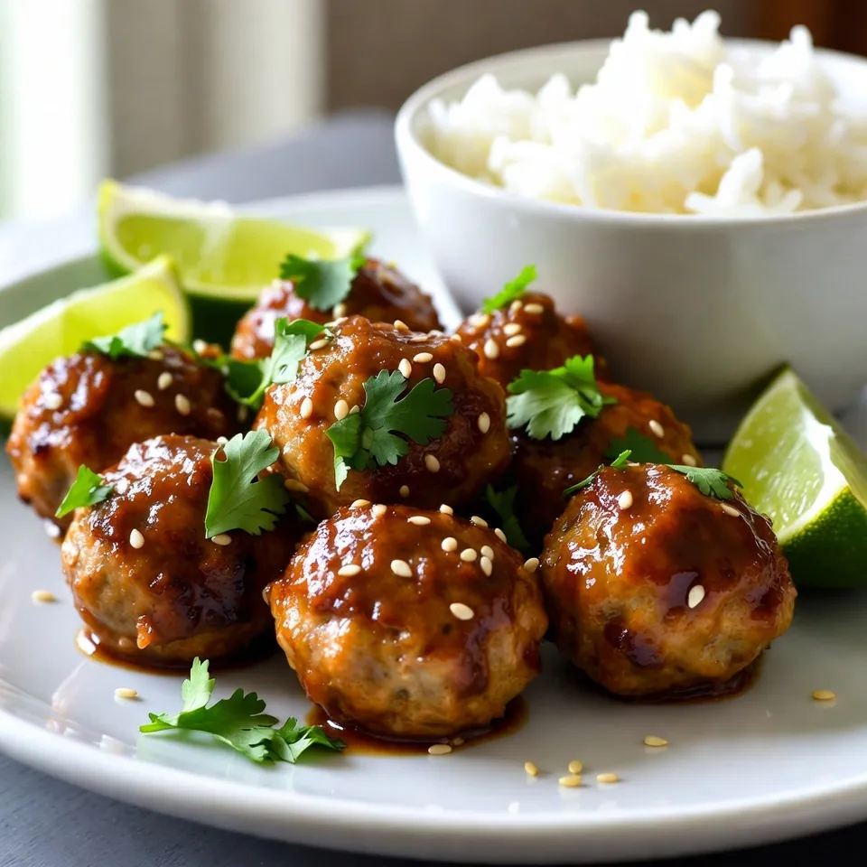 Spicy Asian Chicken Meatballs Flavor-Packed Delight