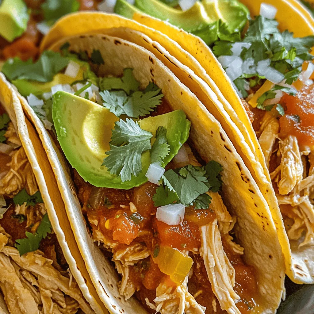 Savory Slow Cooker Chicken Tacos Easy Weeknight Meal
