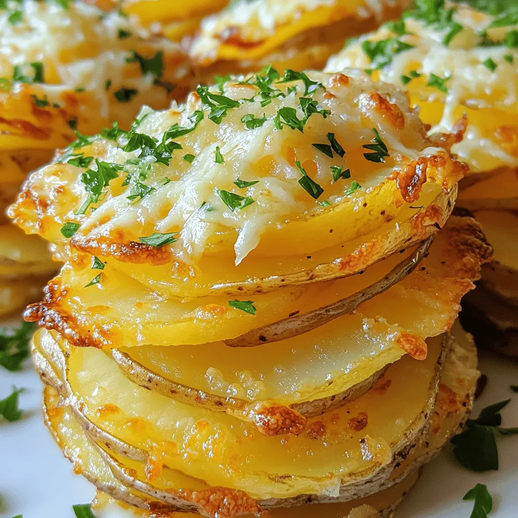 Crispy Parmesan Potato Stacks Irresistible and Simple Dish