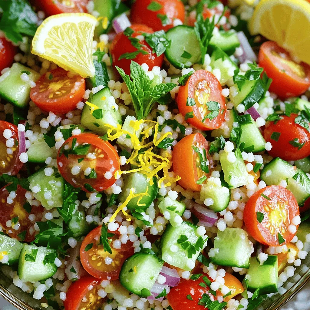 Lemon Herb Couscous Salad Fresh and Flavorful Meal
