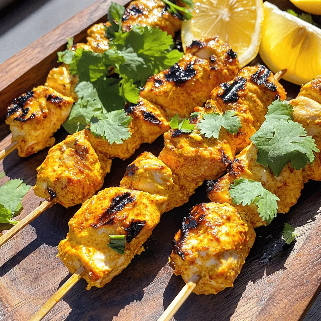 Tandoori Chicken Skewers Easy and Flavorful Recipe